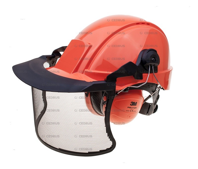 Kask ochronny drwala...