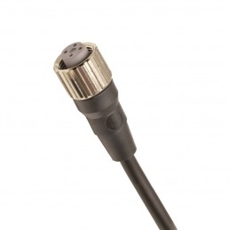 Przewód czujnikowy, gniazdo proste M12 XS2F-M12PUR4S2M