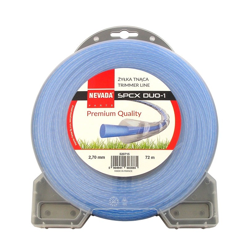 Żyłka do kosy Nevada  SPCX DUO  2,7mm X 72m