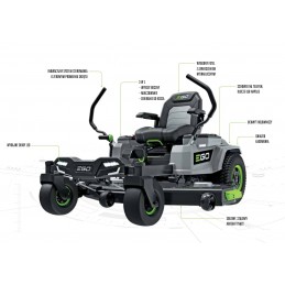 Rider akumulatorowy EGO  ZT5200E-L + DWA AKUMULATORY 7,5 Ah