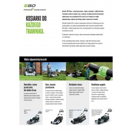 Kosiarka akumulatorowa EGO LM1900E-SP z napędem i akumulatorem 5Ah