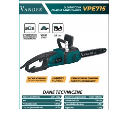 ELEKTRYCZNA PILARKA ŁAŃCUCHOWA VPE715