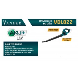 DMUCHAWA DO LIŚCI VDL822 AKU+ 18V